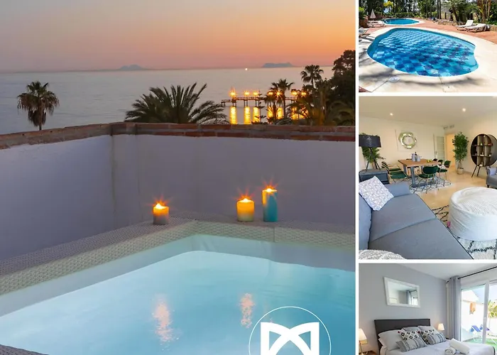 Vacation Marbella I Las Canas Beachfront Haven, Sea View, Jacuzzi, Golden Mile, Duplex Penthouse, 24-7 Security